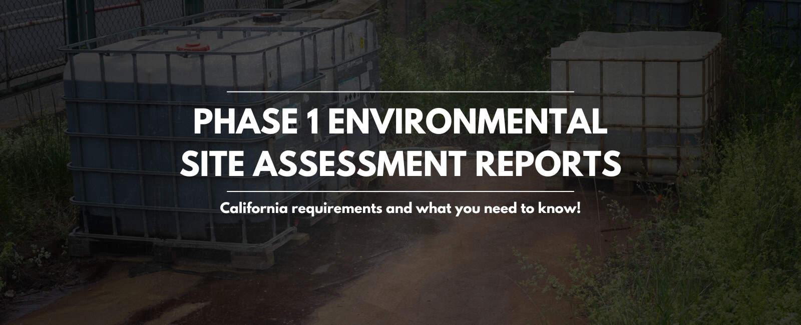 phase 1 environmental site assessment